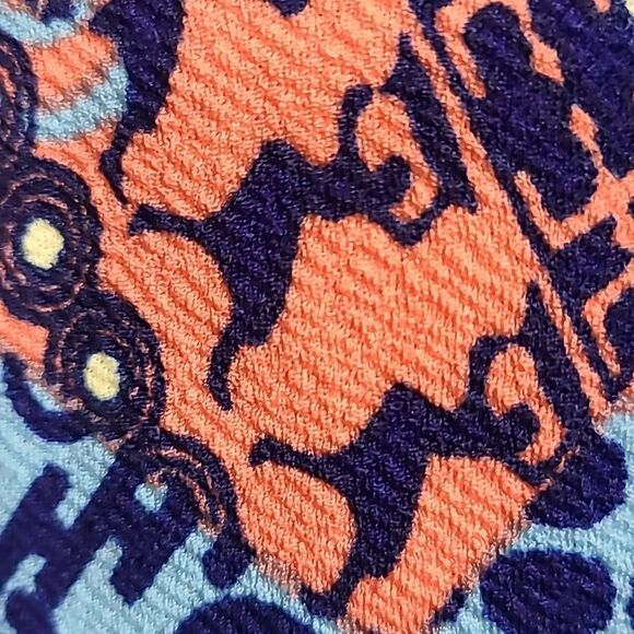 LuLaRoe NWT 2XL Azure Swing Skirt Navy Tribal Camel Jacquard Stretch Aztec Print - Picture 4 of 9